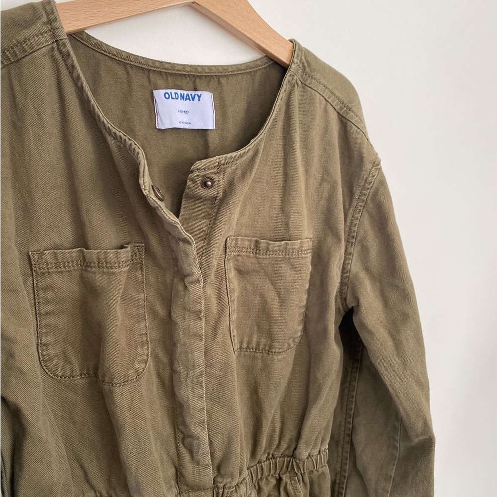 Dark green jumpsuit